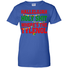 Hallelujah-Where's-The-Tylenol-Funny-Christmas-Movie-T-shirt