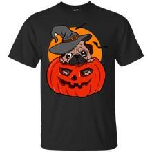 Halloween-pug-dog-Tee-shirt