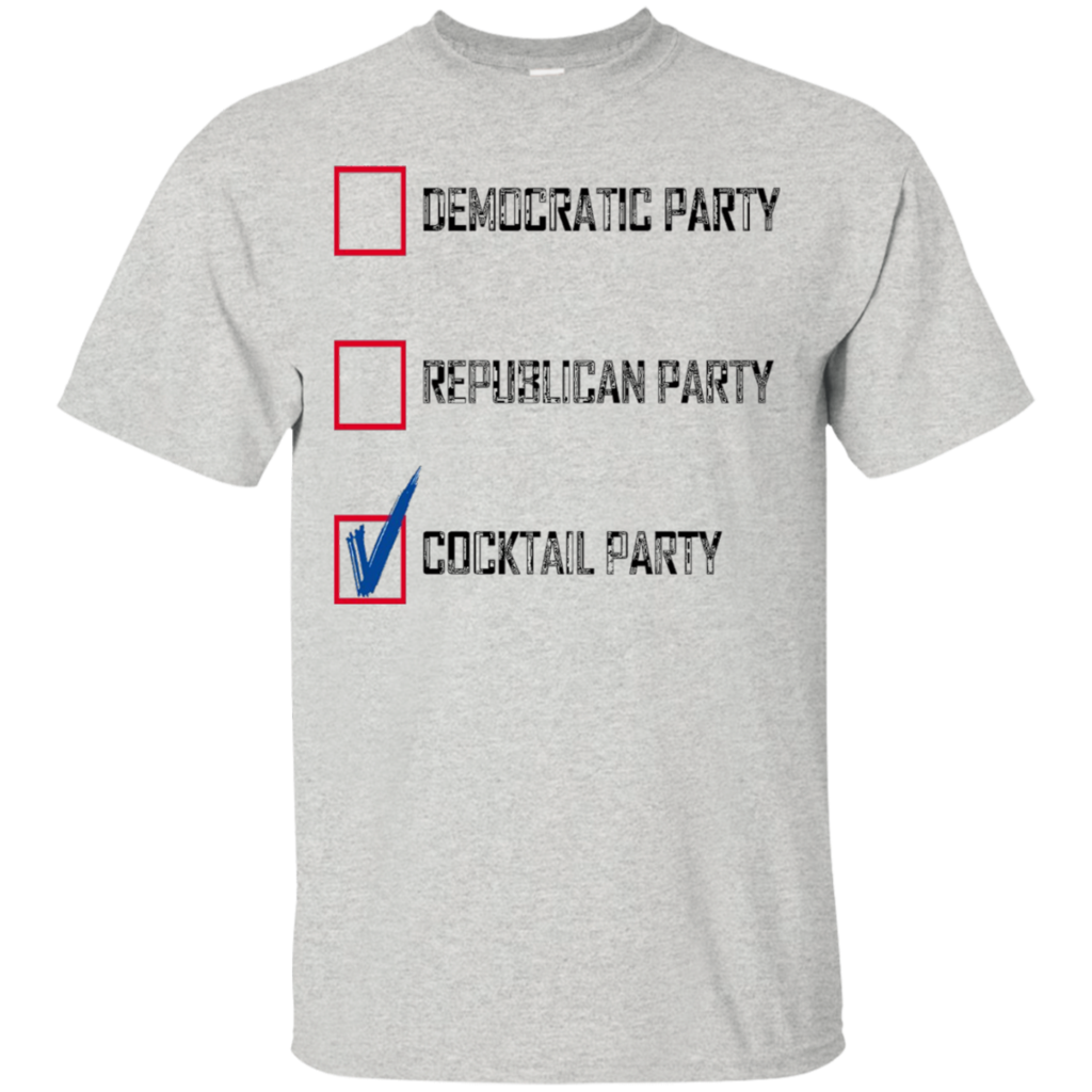 Funny-Voting-Tshirt-Cocktail-Party-Republican-Democratic-Tee