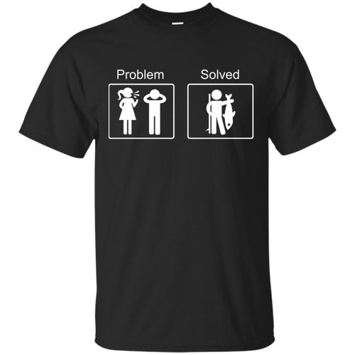Funny-Fishing-Problem-Solved-T-Shirt