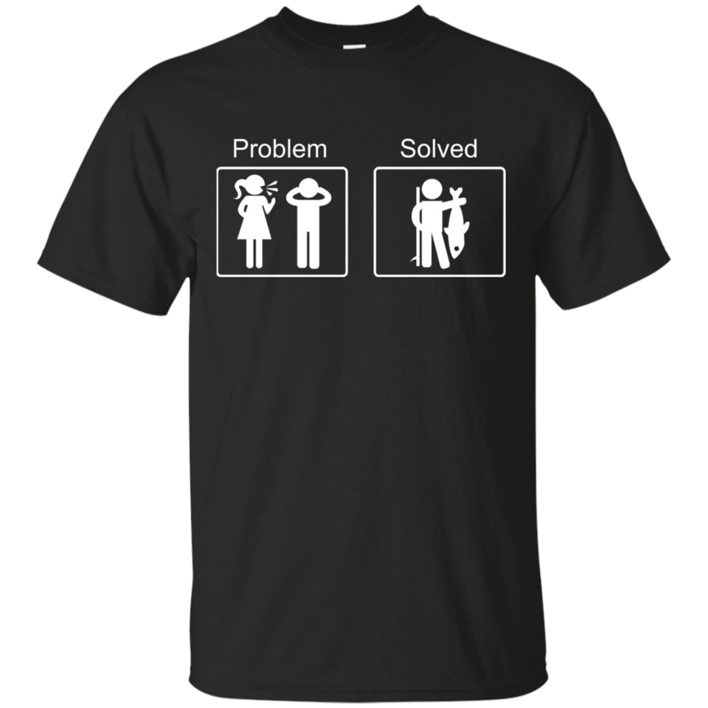 Funny-Fishing-Problem-Solved-T-Shirt
