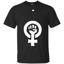 Feminism-symbol-shirt-for-a-feminist-in-dark-apparel