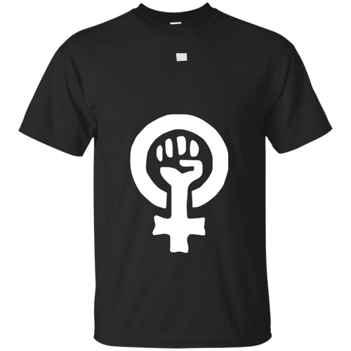 Feminism-symbol-shirt-for-a-feminist-in-dark-apparel