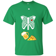 Halloween-Skeleton-Maternity-Pizza-_amp_-Beer-T-Shirt-costume