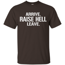 Dicky-Ticker-Arrive-Raise-Hell.-Leave.-T-shirt-Wrestling