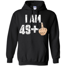 I-Am-49-+-Middle-Finger-Funny-50th-Birthday-T-Shirt