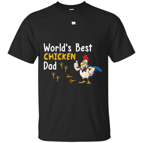 Funny-T-Shirt-World's-Best-Chicken-Dad-T-Shirt