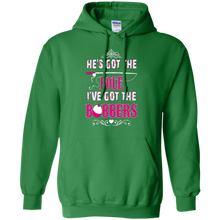 He's-Got-The-Pole-I've-Got-The-Bobbers-Fishing-T-Shirt