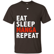 Funny-Eat-Sleep-Manga-Repeat-T-shirt-Comic-Books