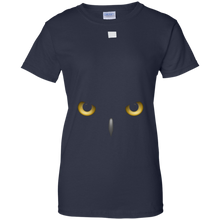 Cool-Eyes-Owl-T-Shirt-Black