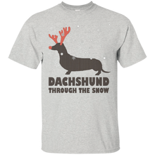 Chrismast-Shirt---Dachshund-Through-The-Snow