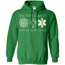 Firefighter-Police-In-this-Family-No-One-Fights-Alone-Tshirt