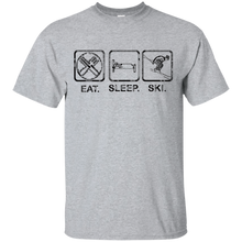Funny-Eat-Sleep-Ski-Lover-Quotes-GiftSki-Loves-T-Shirt