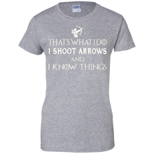 Funny-Archery-TShirt-Store---I-Shoot-Arrows-and-I-Know-Thin