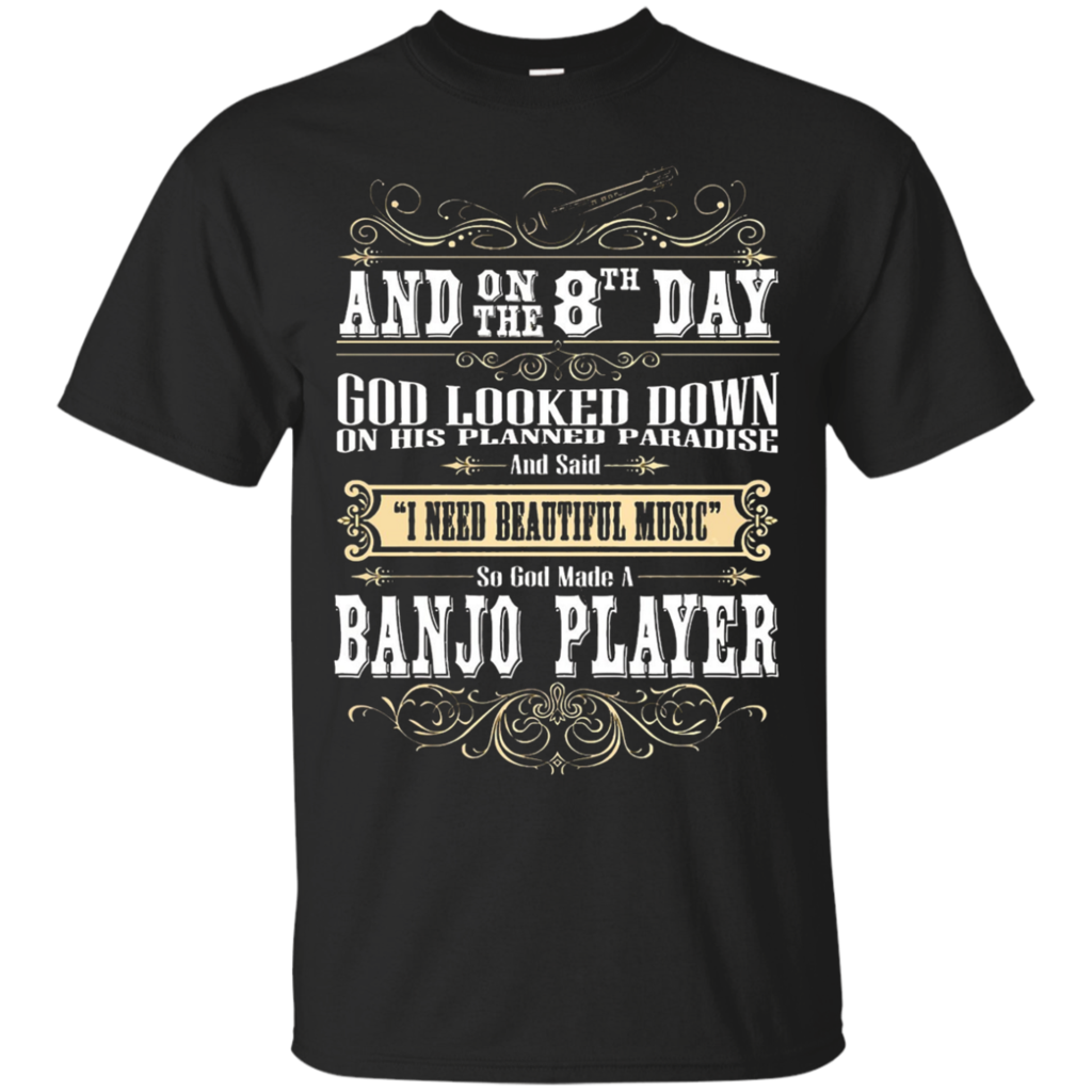 God-Made-A-Banjo-Player-T-Shirt