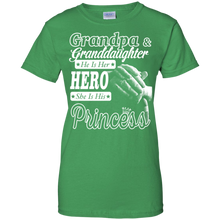 Grandpa-_-Granddaughter-Hero-and-Princess-T-Shirt