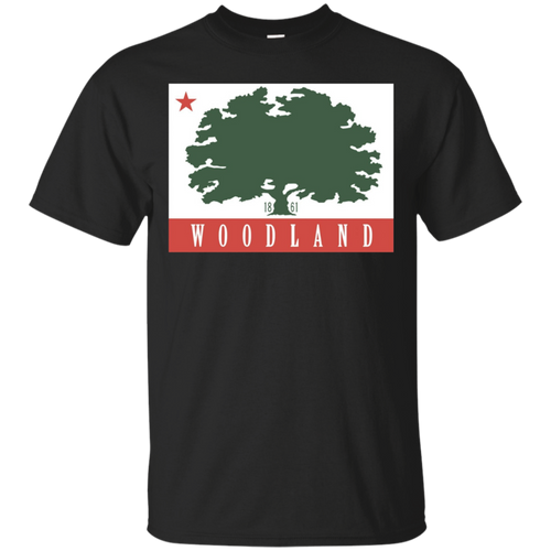 Flag-of-Woodland-California-state-USA-T-Shirt