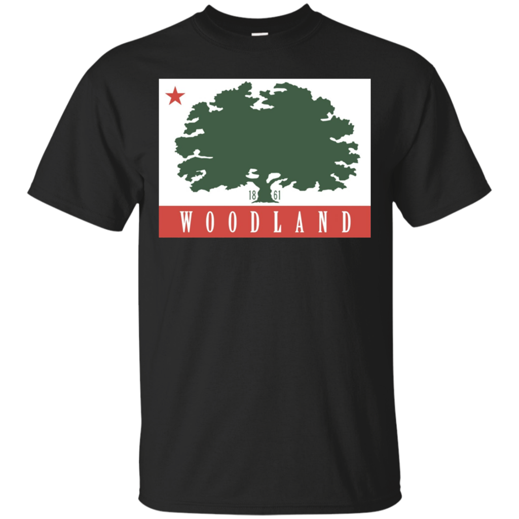 Flag-of-Woodland-California-state-USA-T-Shirt