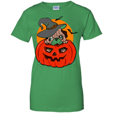 Halloween-pug-dog-Tee-shirt