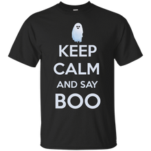 Halloween-Scary-Ghost-Keep-Calm-and-Say-Boo-Funny-Shirt