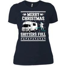 Merry Christmas Shitters Full Ugly Sweater Ladies' Boyfriend Shirt
