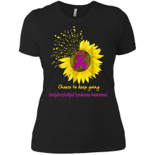 Antiphospholipid Syndrome Awareness Choose To Keep Going Ladies' Boyfriend Shirt