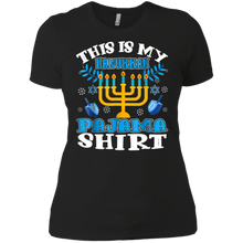 This is My Hanukkah Pajama Shirt Funny Christmas Ladies' Boyfriend Shirt