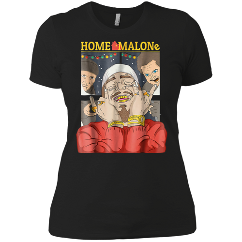 Home Post Malone Christmas funny shirt Ladies' Boyfriend Shirt