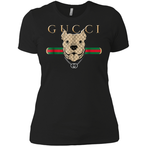 Gucci Dog Funny shirt Ladies' Boyfriend Shirt
