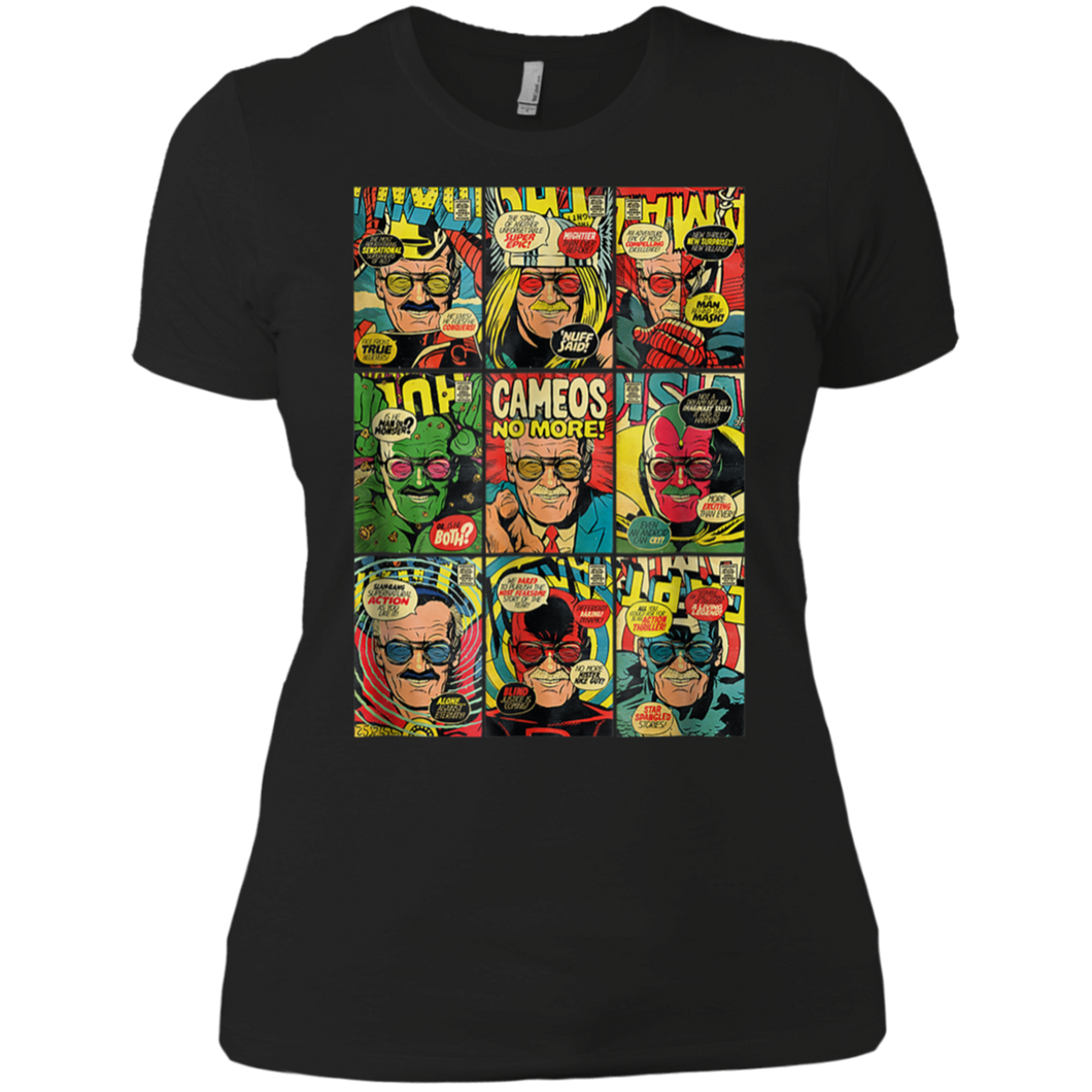 Stan Lee Cosplay Superheroes Shirt Ladies' Boyfriend Shirt