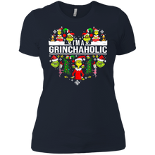 I'm Grinchaholic Shirt Funny Gift Christmas Ladies' Boyfriend Shirt