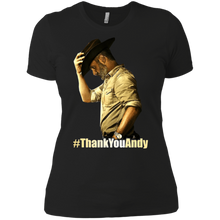 Walking Dead Thank you Andy shirt Ladies' Boyfriend Shirt