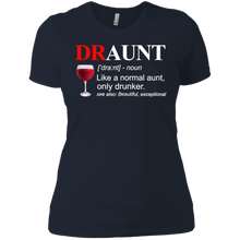 Drunk Aunt Definition DRAUNT Ladies' Boyfriend Shirt