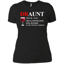 Drunk Aunt Definition DRAUNT Ladies' Boyfriend Shirt