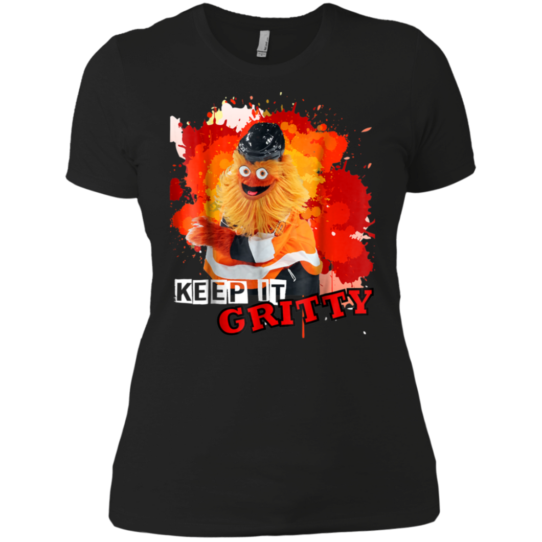 Keep It Gritty Hockey Fans Philadelphia Shirt Ladies' Boyfriend Shirt